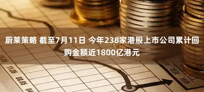 蔚莱策略 截至7月11日 今年238家港股上市公司累计回购金额近1800亿港元