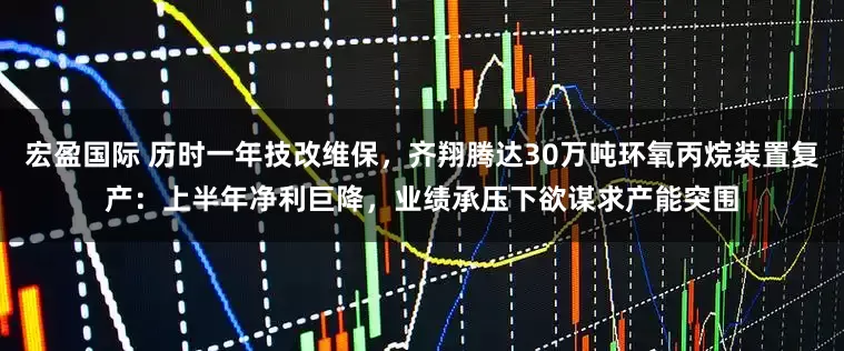 宏盈国际 历时一年技改维保，齐翔腾达30万吨环氧丙烷装置复产：上半年净利巨降，业绩承压下欲谋求产能突围