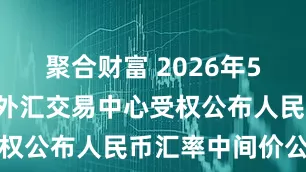 聚合财富 2026年5月8日中国外汇交易中心受权公布人民币汇率中间价公告
